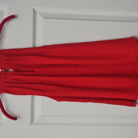 NEW! Versona Vibrant Red Halter Blouse - Picture 4 of 6